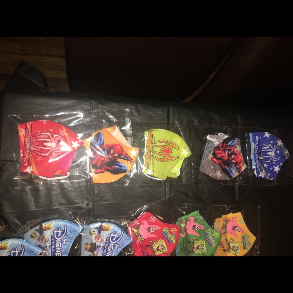 Kids adjustable character masks